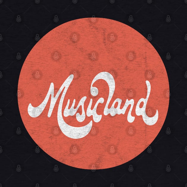 Retro 70s Style Musicland Mall Record Store by Turboglyde